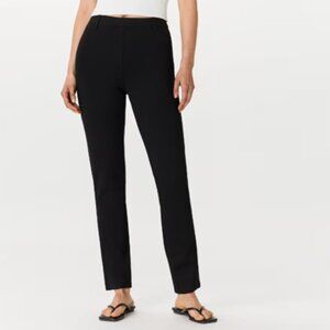 Quince Black Ponte Pants - Straight Leg - Faux Pockets - S Regular - 30" - NWOT